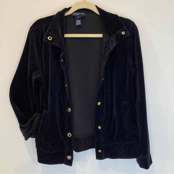 Y2K Velour Jacket by Jones New York Signature - Picture 2 of 7